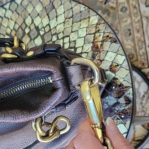 Brown Leather Coach Brooke Purse - Picture 4 of 16